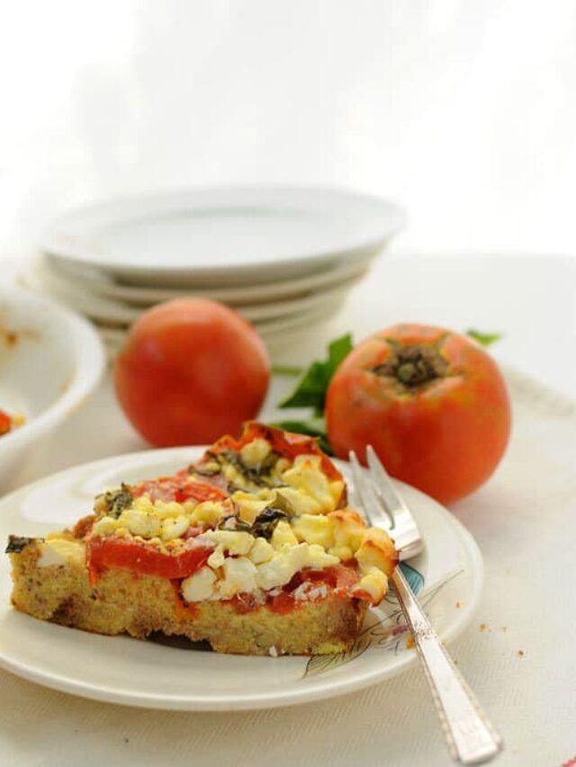 How To Make Feta Tomato Pie Two Lucky Spoons