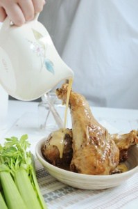 Slow Cooker Braised Turkey Legs