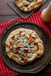 Winter Squash and Blue Cheese Galette