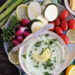 Lemon Asparagus Cheese Spread Dip