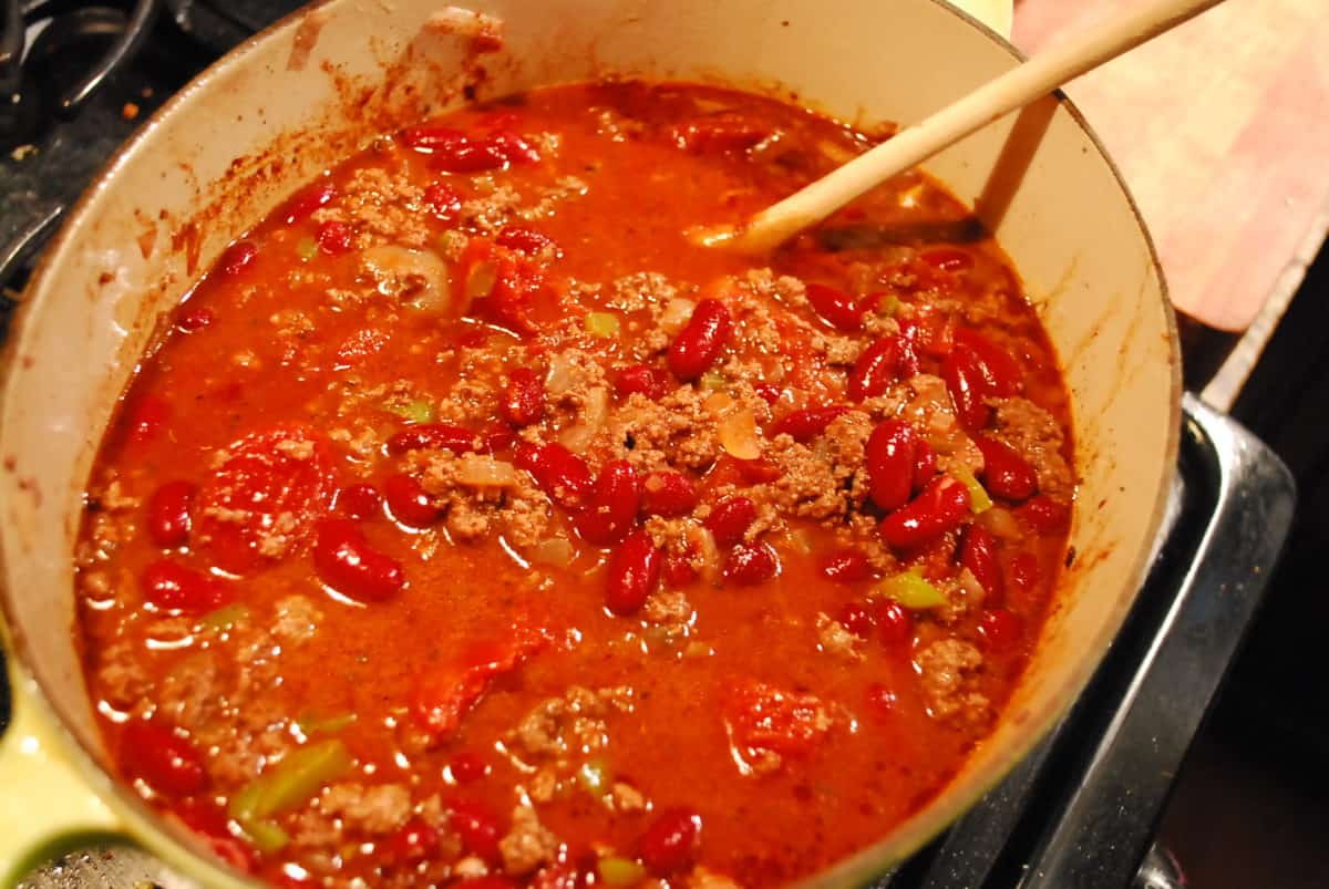 Classic Beef Chili - Two Lucky Spoons