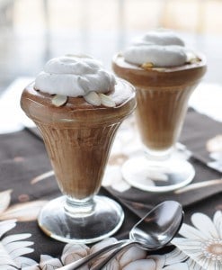 Chocolate Mousse with Whiskey Cream