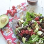 Raspberry Salad with Raspberry Vinaigrette