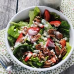 Strawberry Salad with Creamy Poppy Seed Dressing