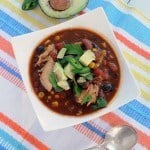 Easy Turkey Taco Soup from EatinontheCHeap.com. Great for turkey leftovers!