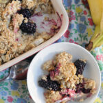 Blackberry Banana Baked Oatmeal