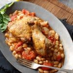 Italian Baked Chicken and White Beans