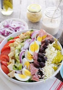Big Italian Cobb Salad - Just like a Pizzeria Salad!