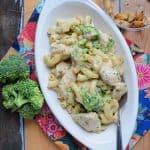 Roasted Garlic Chicken And Broccoli Pasta
