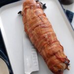 Grilled Maple Bacon Pork Tenderloin with Bacon Weave