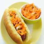 Hot Dogs 5 ways carrot relish