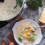 Ham Broccoli and Potato Chowder