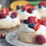 Sugar Free Meringues with Orange Mascarpone Cream