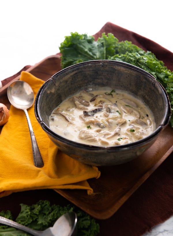 Creamy Wild Mushroom Soup