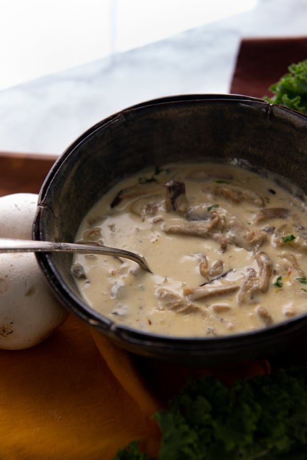 Creamy Wild Mushroom Soup