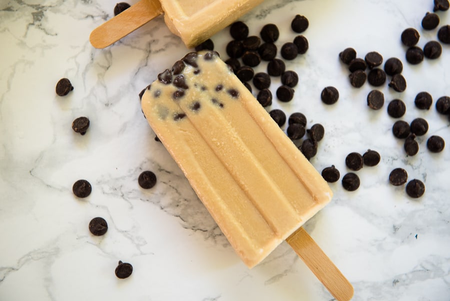 Keto Chocolate Chip Popsicles