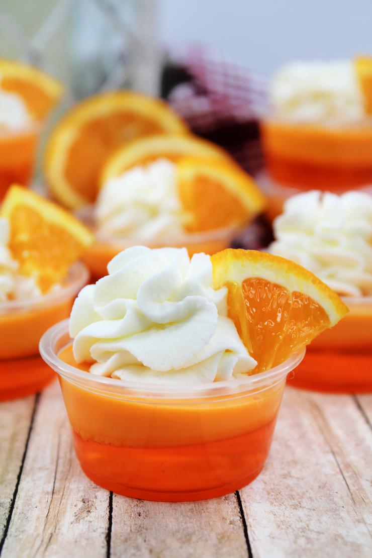 Orange Mango Jello Shots - Best Rum Shots Recipe