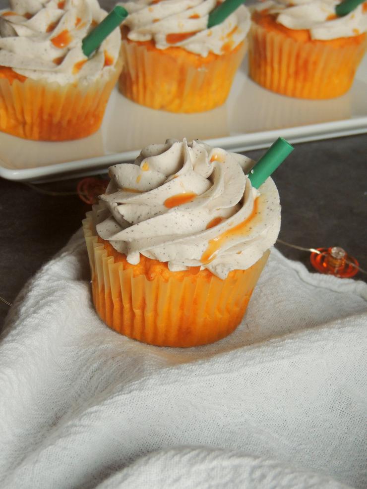 Easy Pumpkin Spice Latte Cupcakes