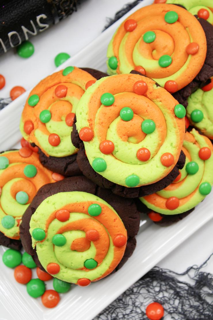 Frosted Halloween Cookies
