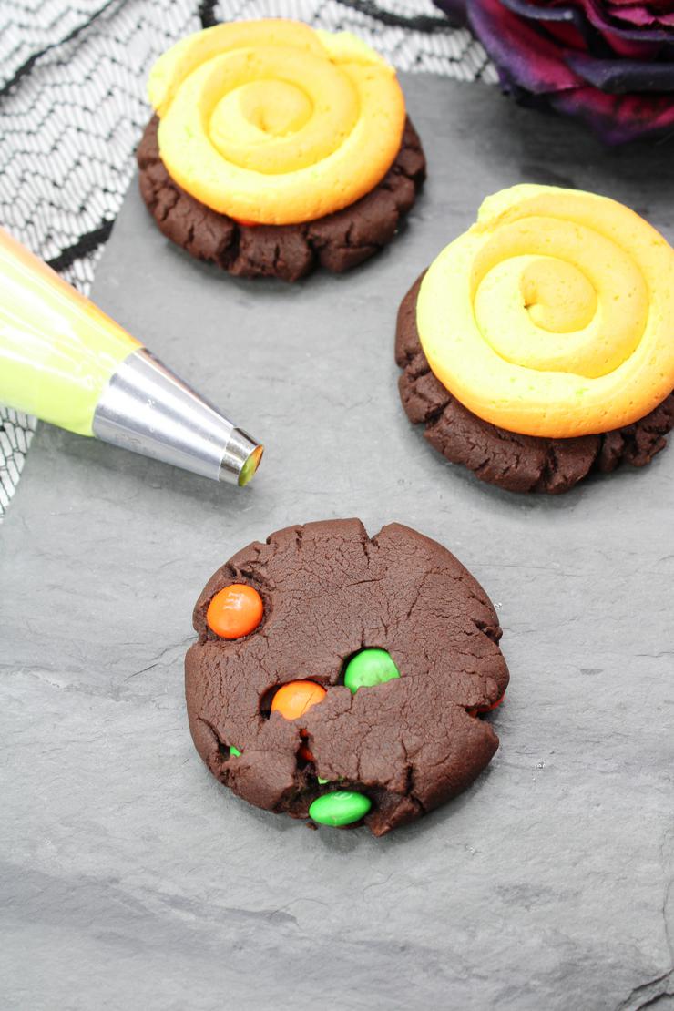 Frosted Halloween Cookies