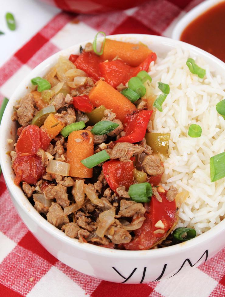 Jamaican Beef And Rice
