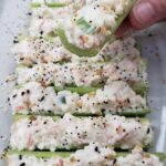 Keto Crab Celery Sticks - Low Carb Gluten Free Appetizers